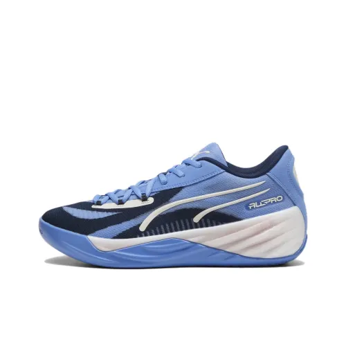 PUMA Все Pro Nitro Баскетбольные кроссовки Low Топ Сине-белый Унисекс