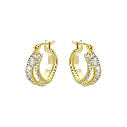 Серьги Yi Can с цирконием женские