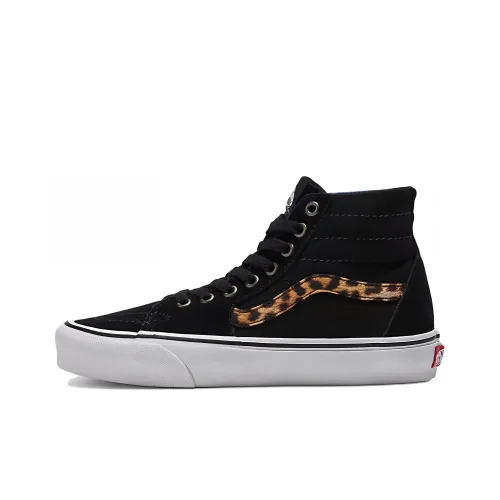 Vans SK8 High Кроссовки для скейтбординга Унисекс Черный Желтый