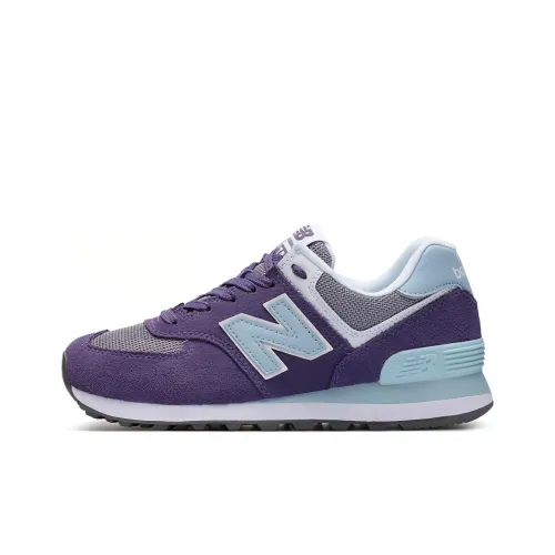 New Balance NB 574 Low Топ Беговые кроссовки Женские Фиолетовый B Ширина