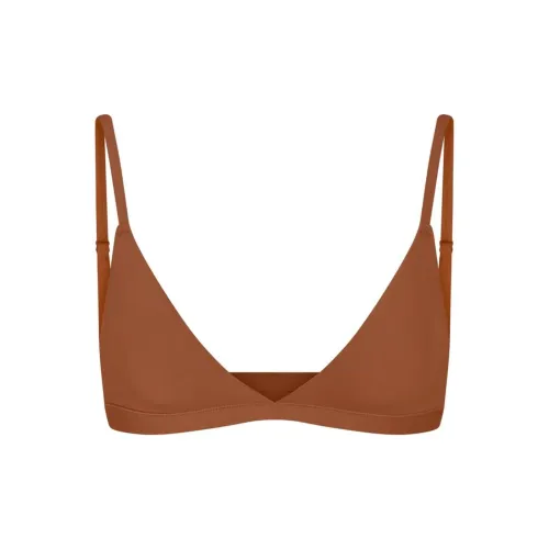 SKIMS FITS EVERYBODY Треугольный бюстгальтер Braetette Бюстгальтер Женский 1 упаковка Бронза Бронза