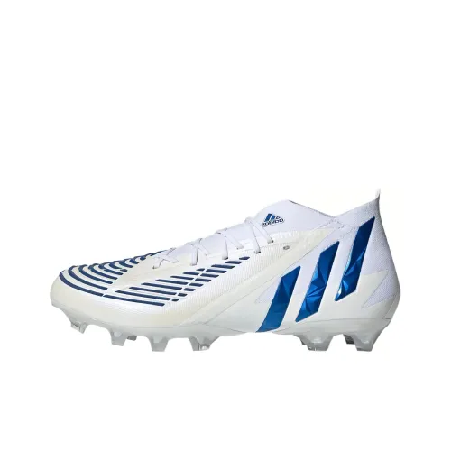 Adidas Predator Slip-resistant Abrasion-resistant Футбольные бутсы Мужские Синие Белые