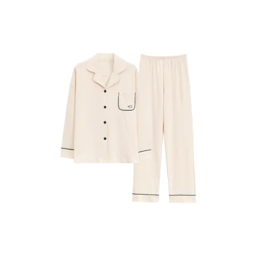 MIIOW Pajama Комплект Женский Кожа Тон Белый