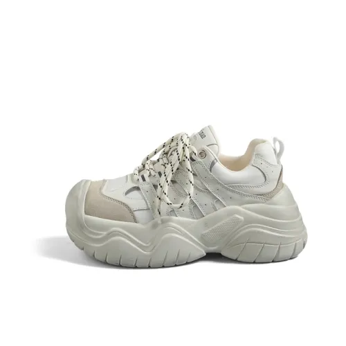 An Old Man Низкий топ Толстая подошва Кроссовки Женские Хаки