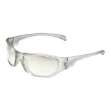 Прозрачная серая оправа с белыми линзами