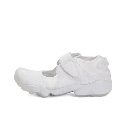 Nike Air Rift Устойчивый к истиранию Дышащий Низкий Топ Повседневная обувь Женская Белая