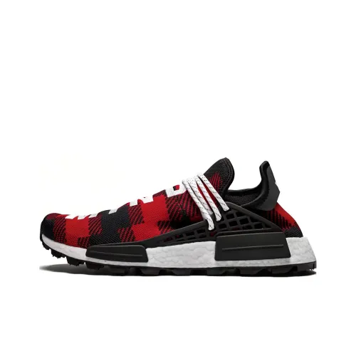 Adidas Originals Pharrell Hu Устойчивый к истиранию Низкий Топ Повседневная обувь Мужская Красный Черный