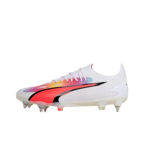 PUMA Ultra Ultimate SG Мягкая трава Футбольные бутсы Мужские Красный Белый