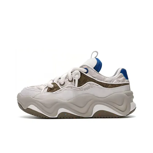 FILA BROOK LV Износостойкий Дышащий Низкий Топ Casual Мужской Серый Зеленый