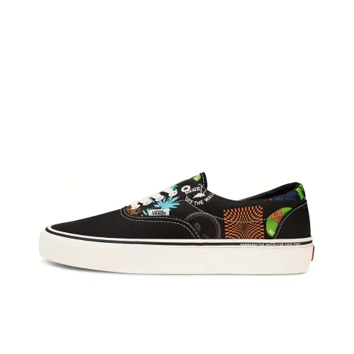 VANS Era Slip-Resistant Abrasion-Resistant Low-Top Skateboard Shoes Unisex Black ВАНС Era Устойчивые к скольжению и абразию Низкие кеды для скейтбординга Унисекс Черные