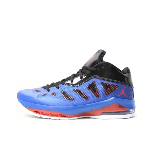 Jordan Melo M8 Амортизаторы Slip-resistant устойчивые к истиранию MID Баскетбольные кроссовки Мужские Blue