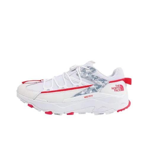 THE NORTH FACE Vectiv Traval Vectiv Амортизация Низкий Топ Уличная Обувь Женская Белый Красный