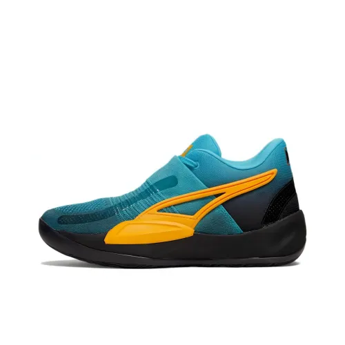 PUMA Баскетбольные кроссовки Step Шов MID Топ Синий Зеленый Мужской