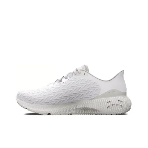 Under Armour HOVR Machina 3 Устойчивый к истиранию Низкий Топ Повседневные Беговые кроссовки Мужские Белые