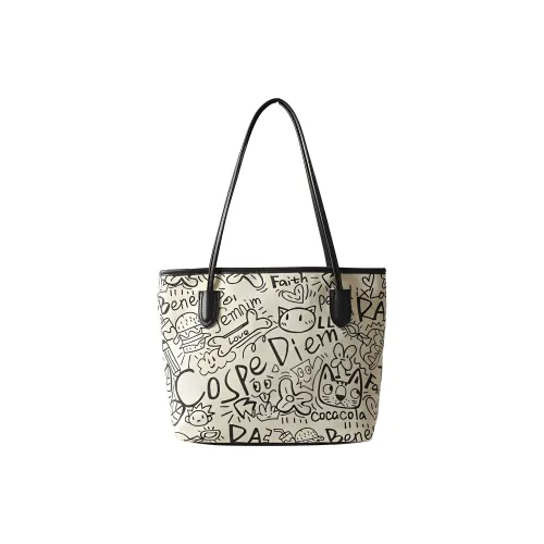 MINLUBAOLUO Холст Тоут Сумка Сумка для покупок Плечевая сумка Женская Многоцветная