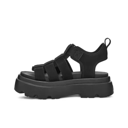 UGG Пляжные сандалии Черные Женские