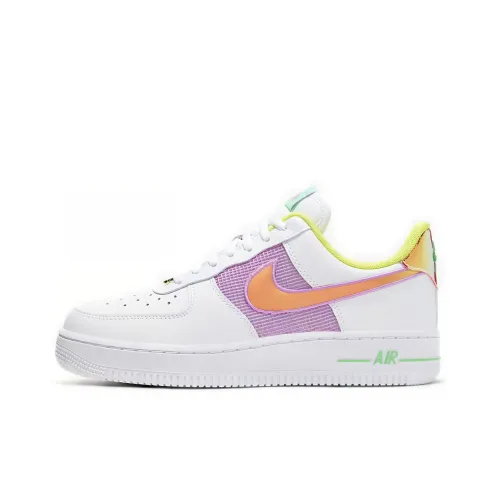 Nike Air FORCE 1 Low Топ Скейтборд Кроссовки Женские Белый Фиолетовый