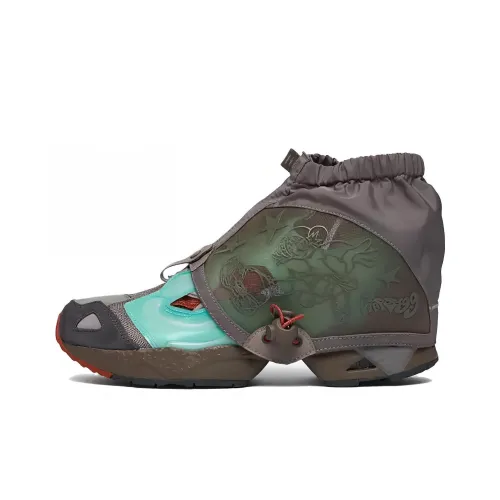 Reebok Instapump Fury Casual Высокий Топ Серый Синий Мужской