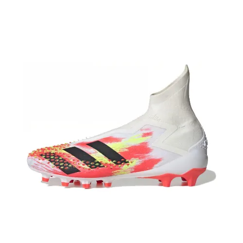 Adidas Predator Mutator 20+ AG Искусственная трава Устойчивая к истиранию Дышащие Футбольные бутсы Мужские Белый Черный Красный