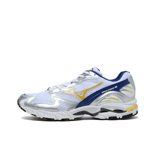 Mizuno Sustruck Mazarine Амортизация Износостойкие Низкие Кроссовки для Бега Унисекс Белый Синий
