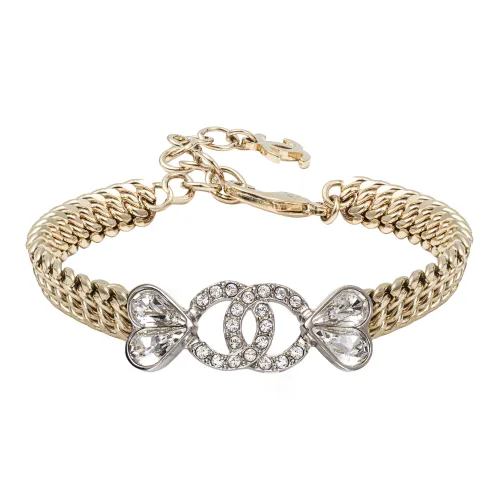 CHANEL Металлические браслеты, серебряные, женские