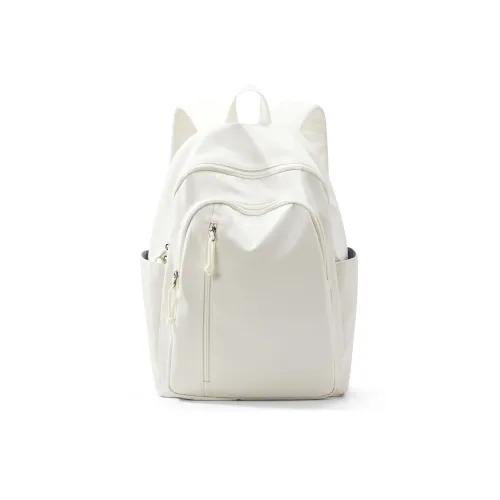 NANACREW Ткань Рюкзак Унисекс Экрю Красный Черный Серо-зеленый