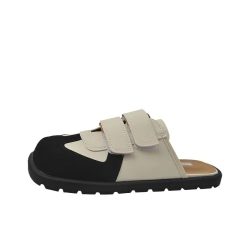 Тапочки для дома с принтом персика женские цвет экрю