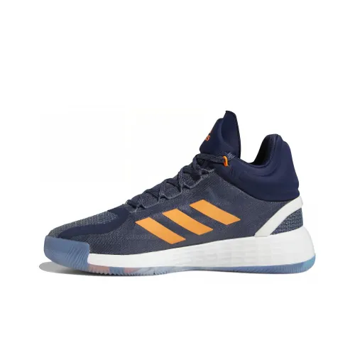 Adidas D Rose 11 Slip-resistant Abrasion-resistant Low-top Basketball Shoes Men's Blue Adidas D Rose 11 Противоскользящие Устойчивые к истиранию Низкие Баскетбольные Кроссовки Мужские Синие