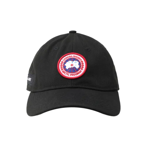 Canada Goose Хлопковые кепки черные мужские