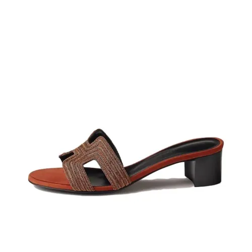 HERMES OASIS Слипоны Женские Turin Red