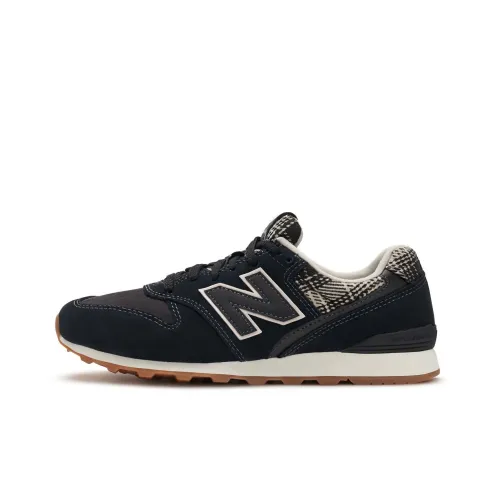 New Balance NB 996 Low Топ Беговые кроссовки Женские Черный D Ширина