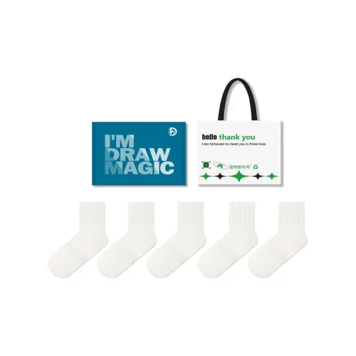 Duanmei Короткие носки унисекс упаковка из 5 пар