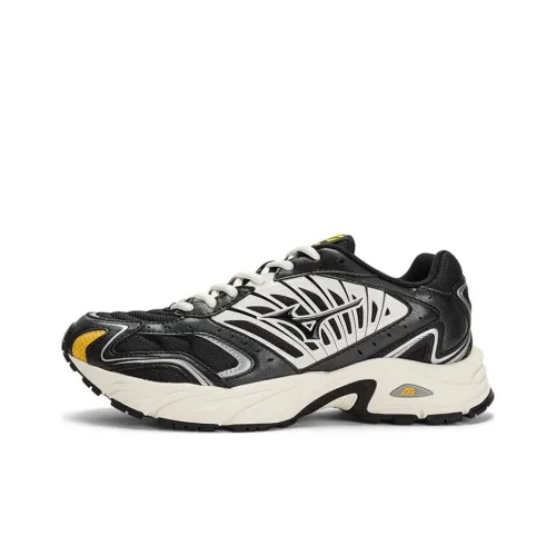 Mizuno Fiyi 2K Амортизаторы Slip-resistant Низкие Кроссовки для бега Унисекс Черный Белый