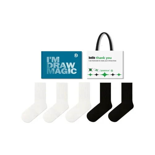 Duanmei Носки Crew Унисекс упаковка из 5 пар