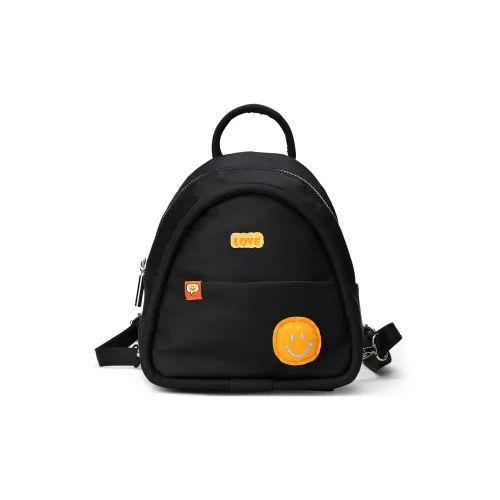 Fillove Ткань Рюкзак Стандартный Женский Черный Желтый Белый