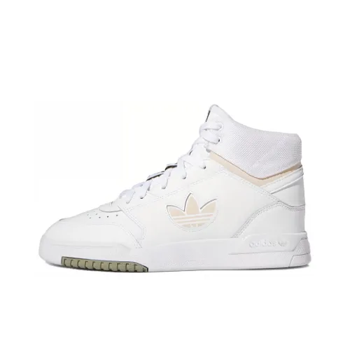 Adidas Originals Drop Step XL Устойчивые к истиранию высокие кроссовки для скейтбординга Женские Белые Розовые