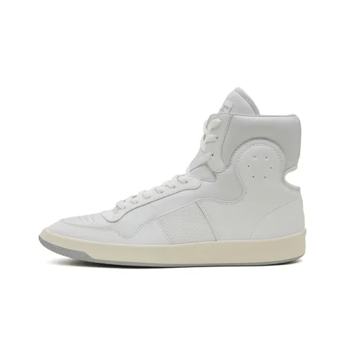 EQUALIZER Винтажные баскетбольные кроссовки High Top Белый Гардения Унисекс