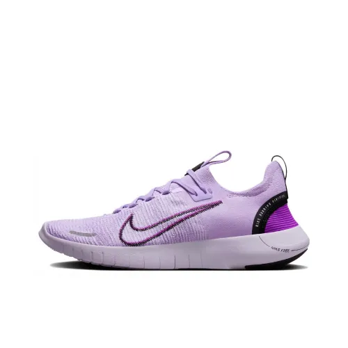 nike Free RN Slip Resistant Abrasion Resistant Низкий Топ Повседневные Беговые кроссовки Женские Фиолетовый
