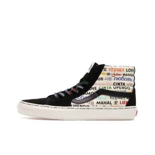 Vans SK8 Vlt L Легкий Высокий Топ Скейтборд Кроссовки Унисекс Черный