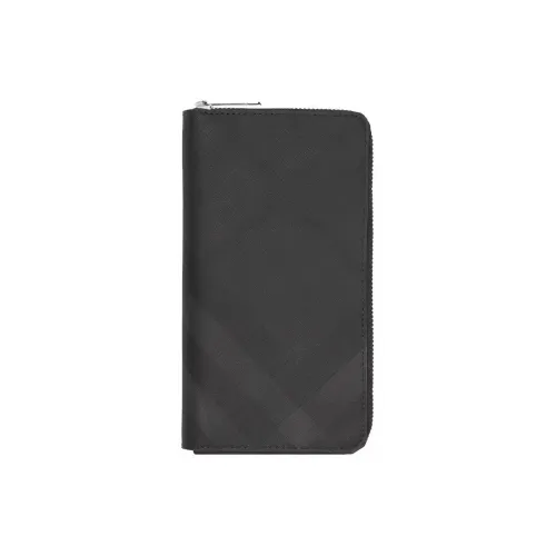 Burberry Кожа Клатч Кошелек Мужской Черный