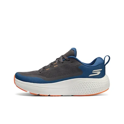 Skechers GO RUN SUPERSONIC MAX Амортизация Износостойкий Низкий Топ Беговые кроссовки Мужские Черные Синие