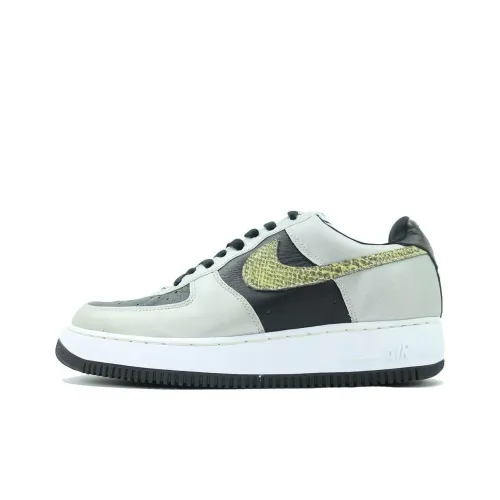 Nike Air Force 1 Low 3M Змеиная кожа Покрытие Противоскользящие Низкие Кроссовки для скейтбординга Мужские Мятно-черные