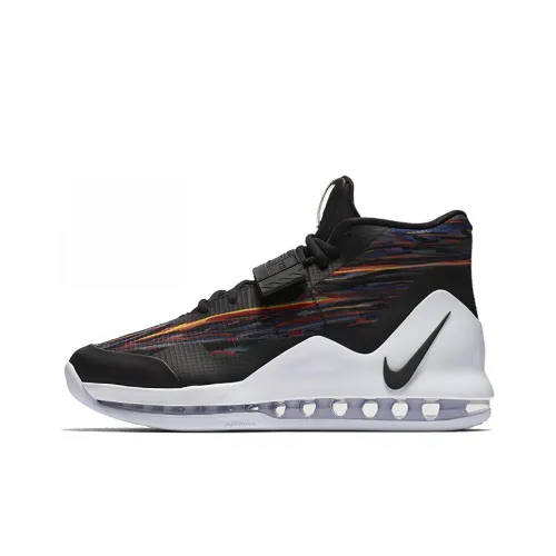 Nike Air FORCE Ma EP Non Slip Легкий MID Топ Баскетбольные кроссовки для игры Унисекс Черный Азиатская Версия