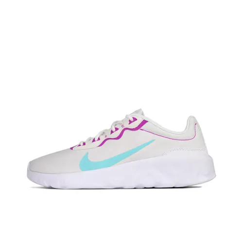 Nike Explore Strada Нелипкий Легкий Низкий Топ Повседневные Беговые Кроссовки Женские Белые Синие