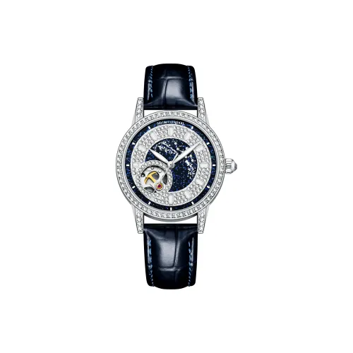 MAIKAILUO Infinite Universe Cygnus Автоматический Механический Механизм Часы с Ремешком из Натуральной Кожи Женские Часы