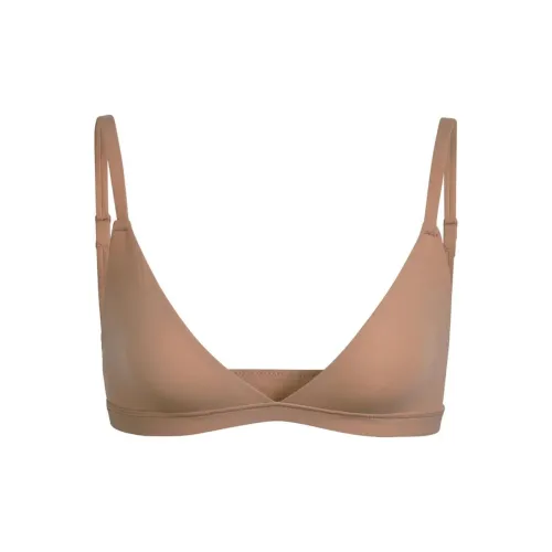 SKIMS FITS EVERYBODY Треугольный бюстгальтер Braetette Бюстгальтер Женский 1 упаковка Sienna Умбра Земляной тон