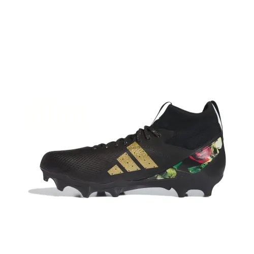 Adidas Adizero Impact Speed Coronation Амортизация Износостойкие футбольные бутсы унисекс черный золотой