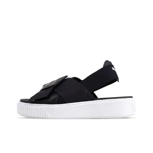 PUMA Platform Sandals Beach Sandals Women's Black