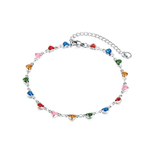 NOMK Титановые стальные браслеты на щиколотку для женщин