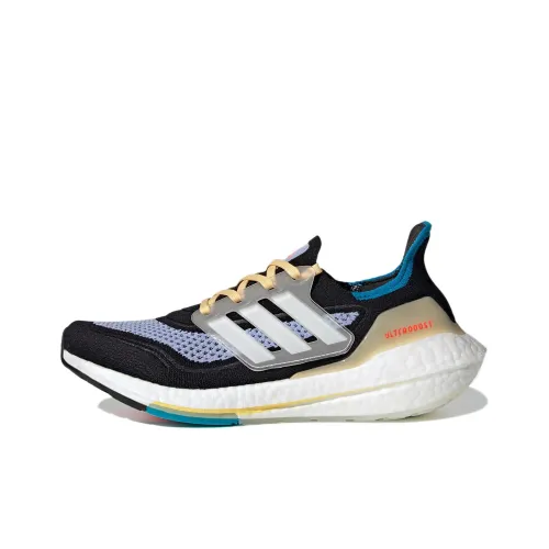 Adidas ULT Slip-on Resistant и Breathable Low-Top Marathon Беговые кроссовки Женские Черный Желтый Фиолетовый